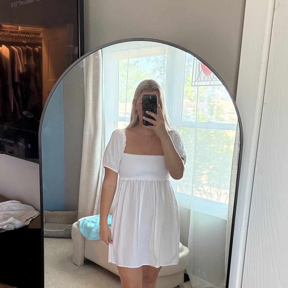 Aritzia White Mini Dress